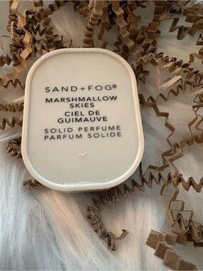 Sand + Fog Marshmallow Skies solid perfume Travel Size NWT